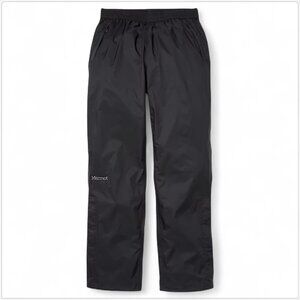 Marmot Black Precip Eco Pants Rain Weather Hiking Sporty Sports NWT New XS Long